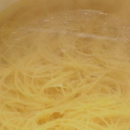 ちょっと多めに茹でて冷製パスタ2品作りました+.ﾟ(o☻ܫ☻o)ﾟ+　いつもありがとうございます♪